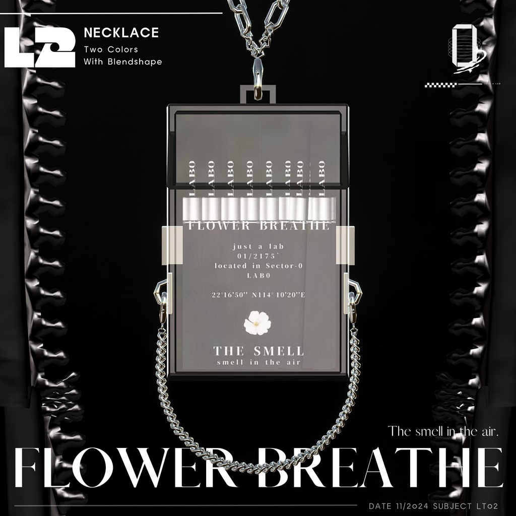 Cigaretteタバコ『Flower Breathe』Necklace