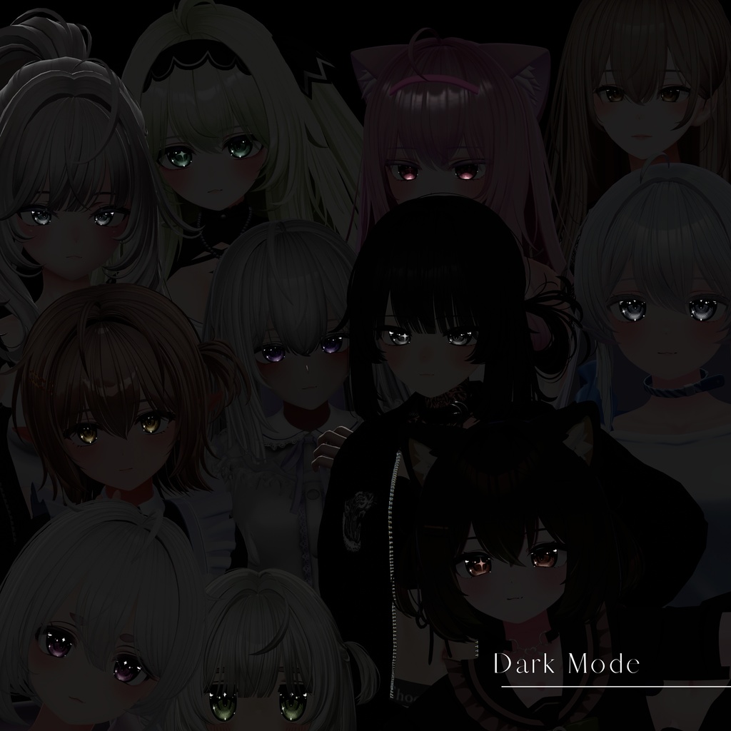 【13avatar対応】Glitter Eye Texture