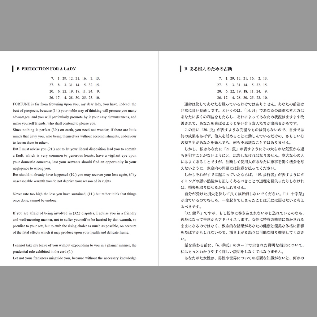 【書籍】黎明期プチ・ルノルマン翻訳資料集【PDF版/書籍版】