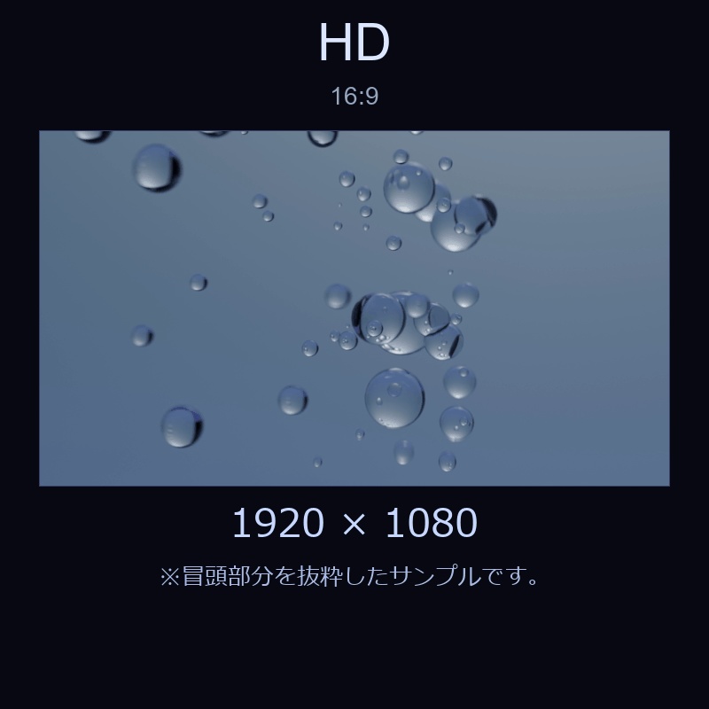 【配信素材】水中にいるような気泡のループ動画【縦型あり・TikTok/Shortsにも】