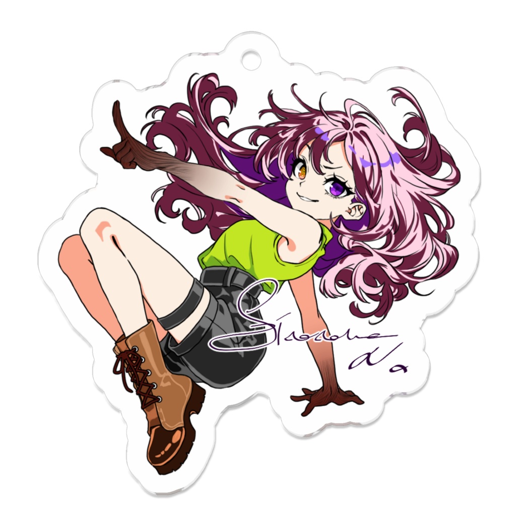 アクリルキーホルダー「東雲あお」3か月記念イラスト