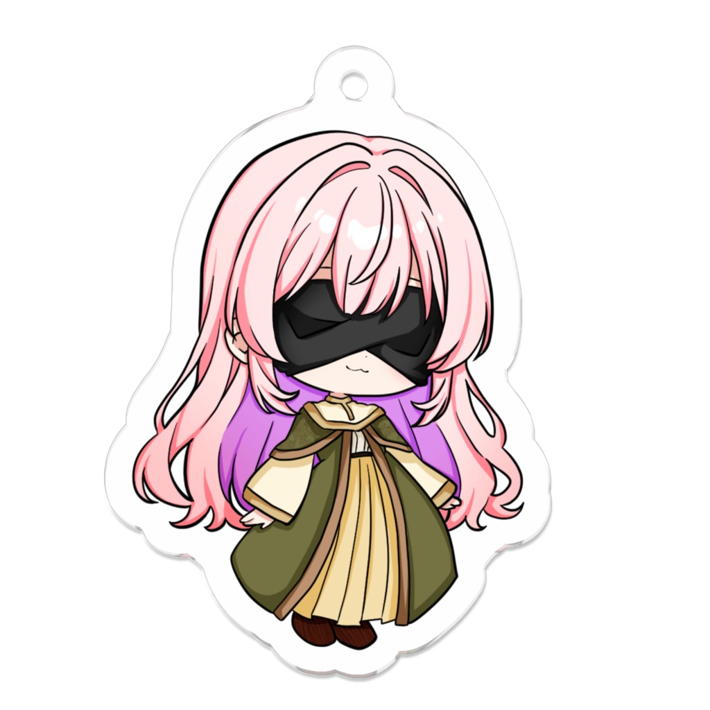 みにアクリルキーホルダー「東雲あお」目隠しver３か月記念