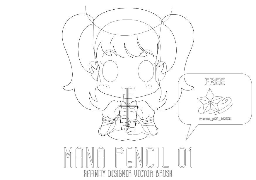 mana pencil 01 -FREE- (vector)