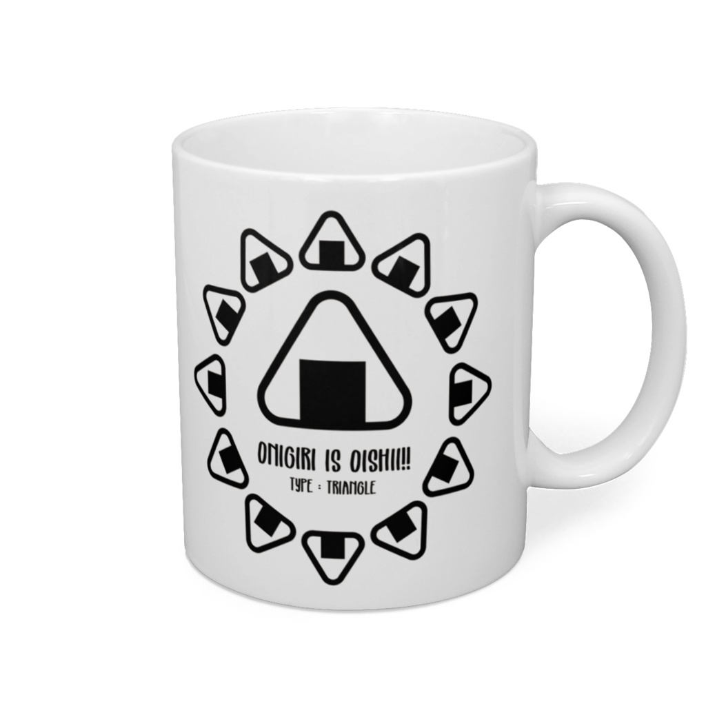 【マグカップ3種】ONIGIRI is OISHII!!