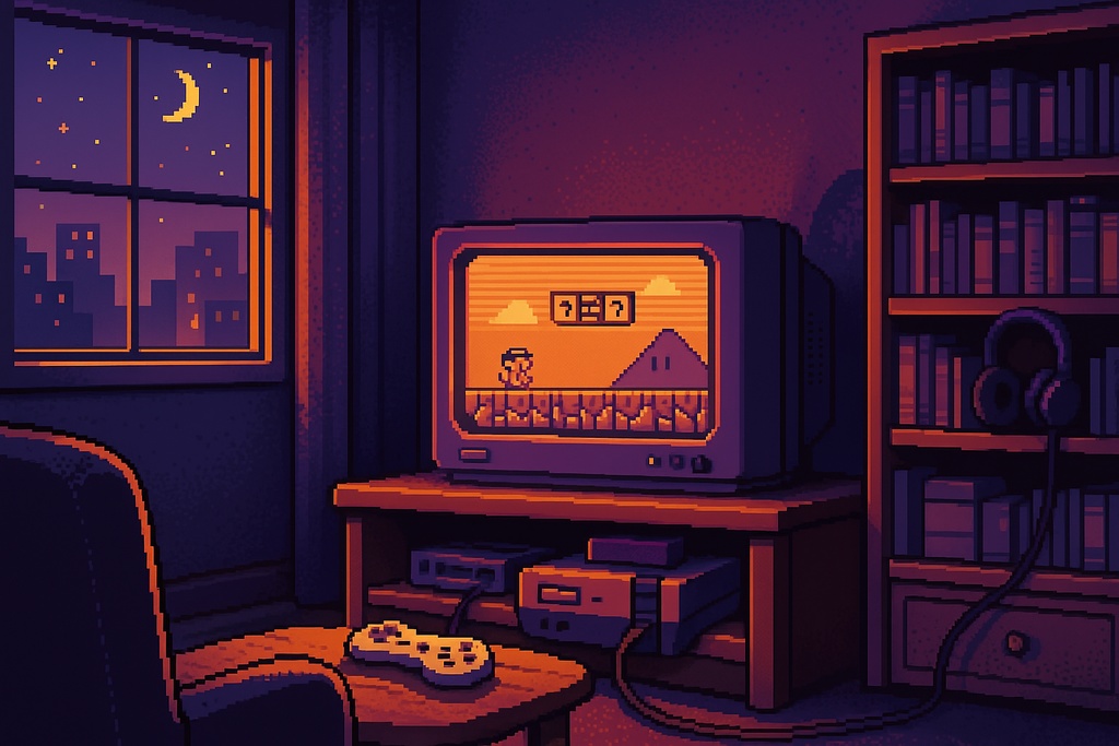 【作業・勉強・雑談BGM】ゲーマーが作ったチルLo-fiと8bitのまったり融合BGM🎶