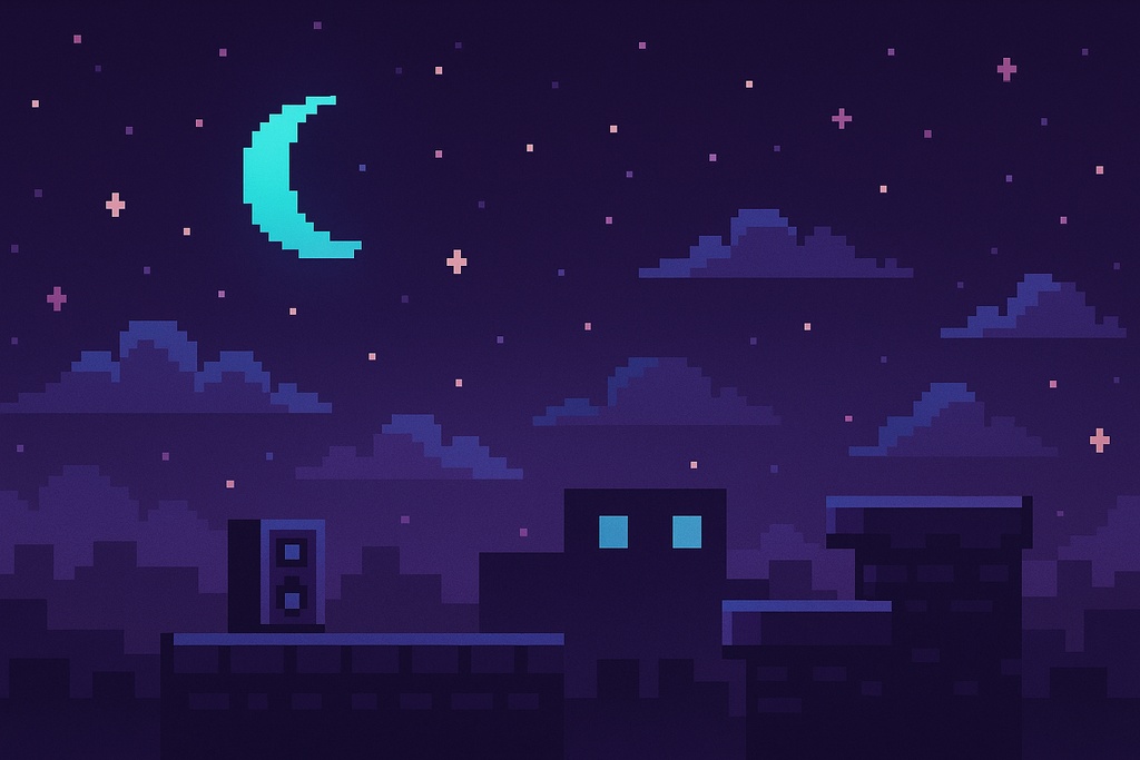【作業・勉強・雑談BGM】ゲーマーが作った夜に合う8bit×Lo-fi集中とリラックス