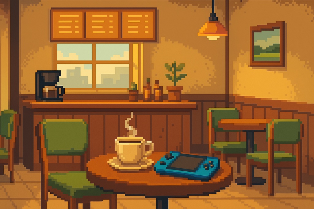 【作業・勉強・雑談BGM】ゲーマーが作った昼下がりのゲームカフェ☕