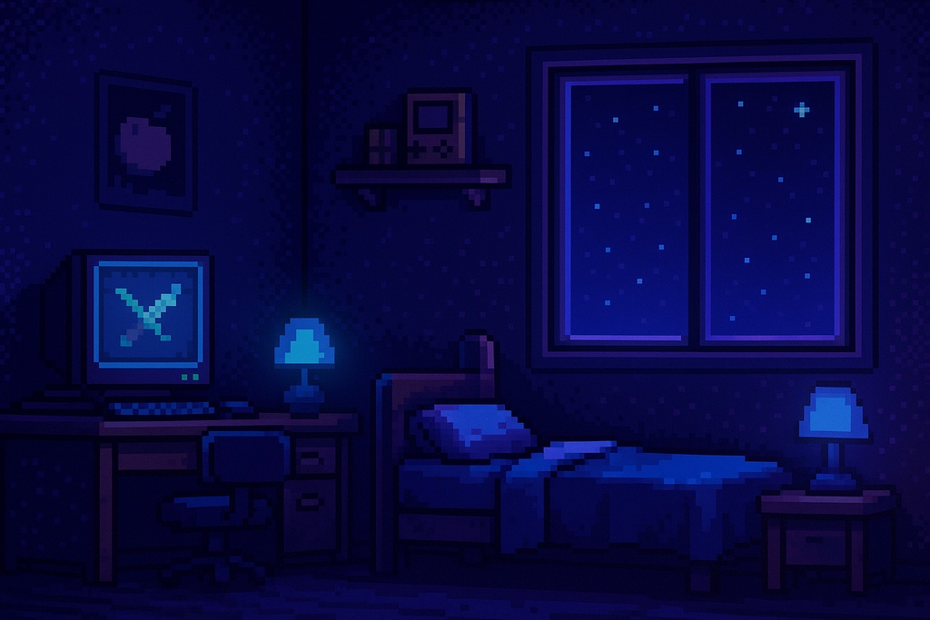 【睡眠導入•リラックスBGM】ゲーマーが作った 8bitの夢🌙 やさしいピコピコで眠る夜🎮