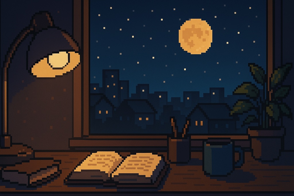 【作業・勉強・雑談BGM】ゲーマーが作った眠気を邪魔しない夜の集中Lo-Fi