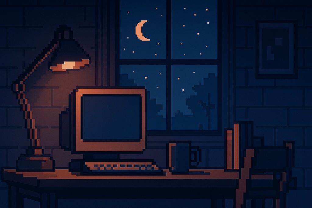 【作業・勉強BGM】Game Chill BGM – 深夜の作業に溶け込む Pixel Lo-Fi