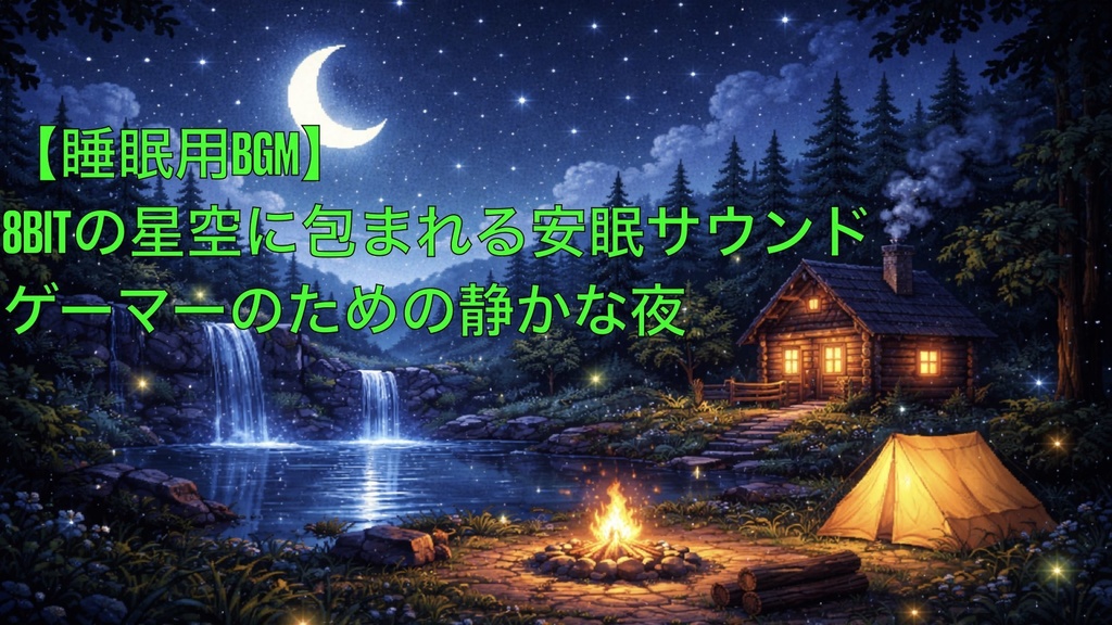 【睡眠用BGM】 8bitの星空に包まれる安眠サウンド ゲーマーのための静かな夜