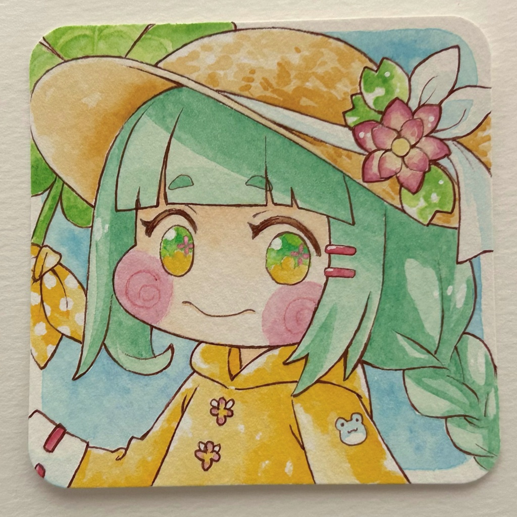 トリッカル◇ウイ 手描き水彩原画
