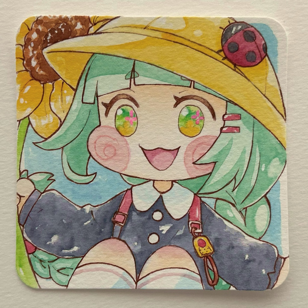 トリッカル◇ウイ 手描き水彩原画