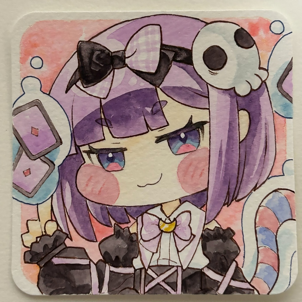 トリッカル◇アリス 手描き水彩原画