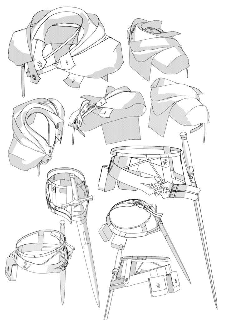 FF16クライヴの鎧3D素材