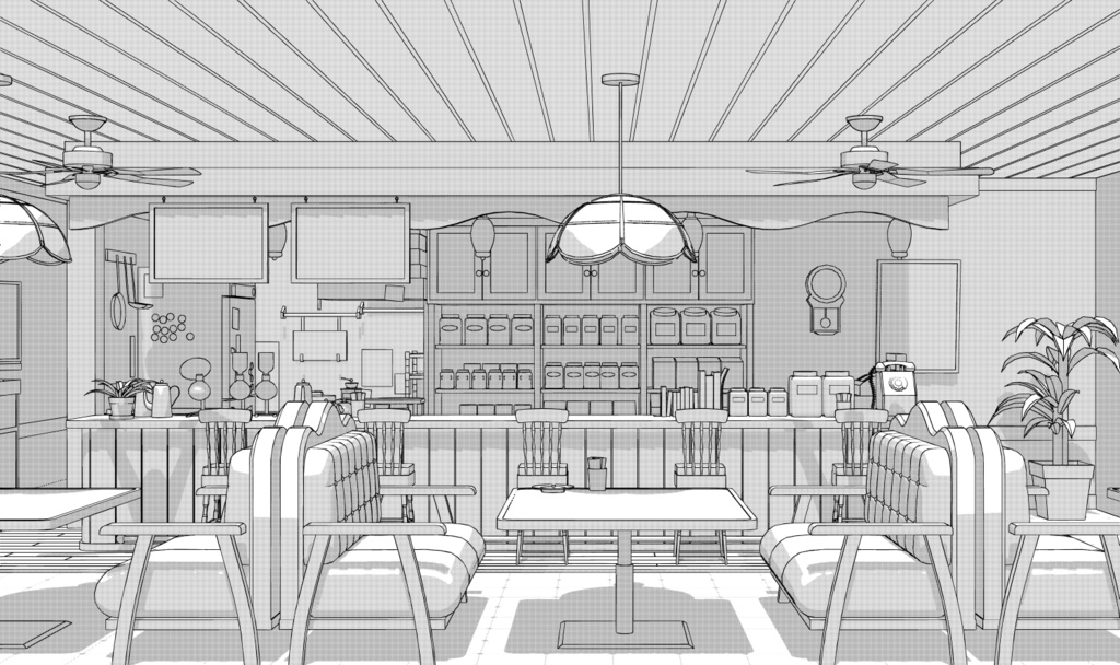 ペルソナ5ルブラン3D素材(cs3o)