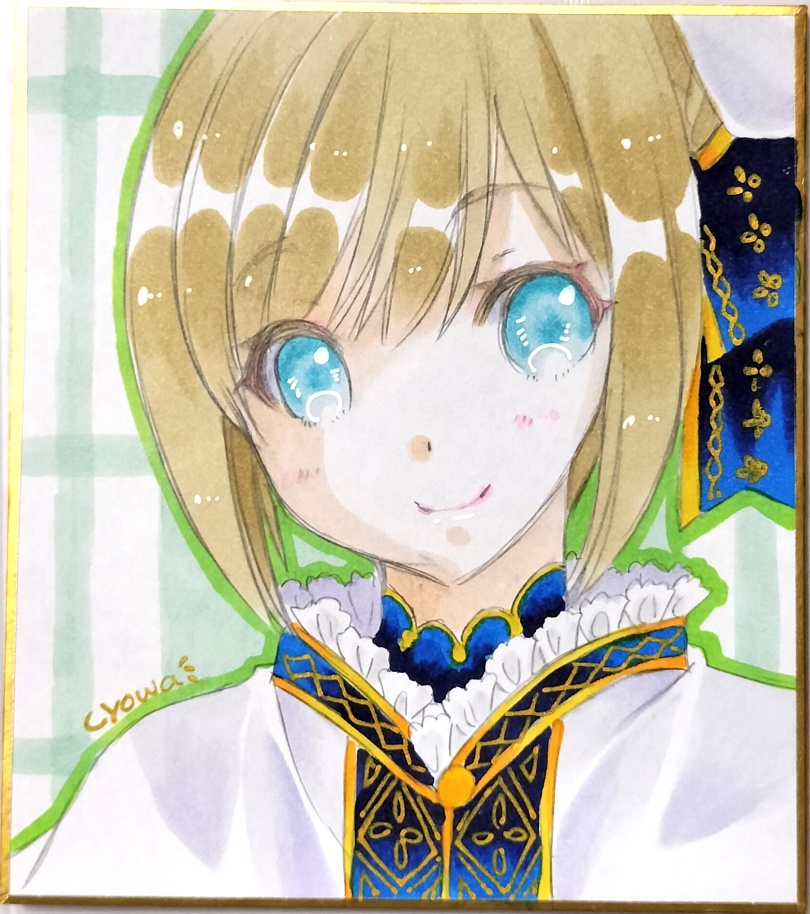 【小サイズ色紙】神官さん