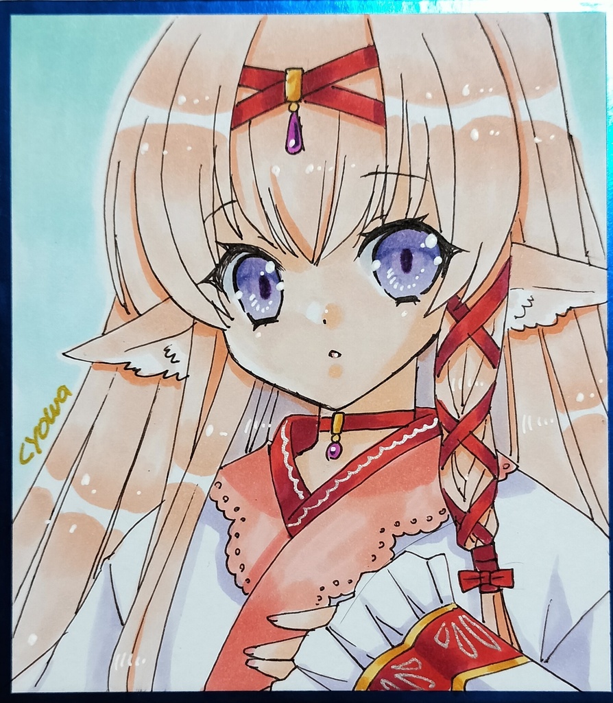 【小サイズ】鳥巫女さん