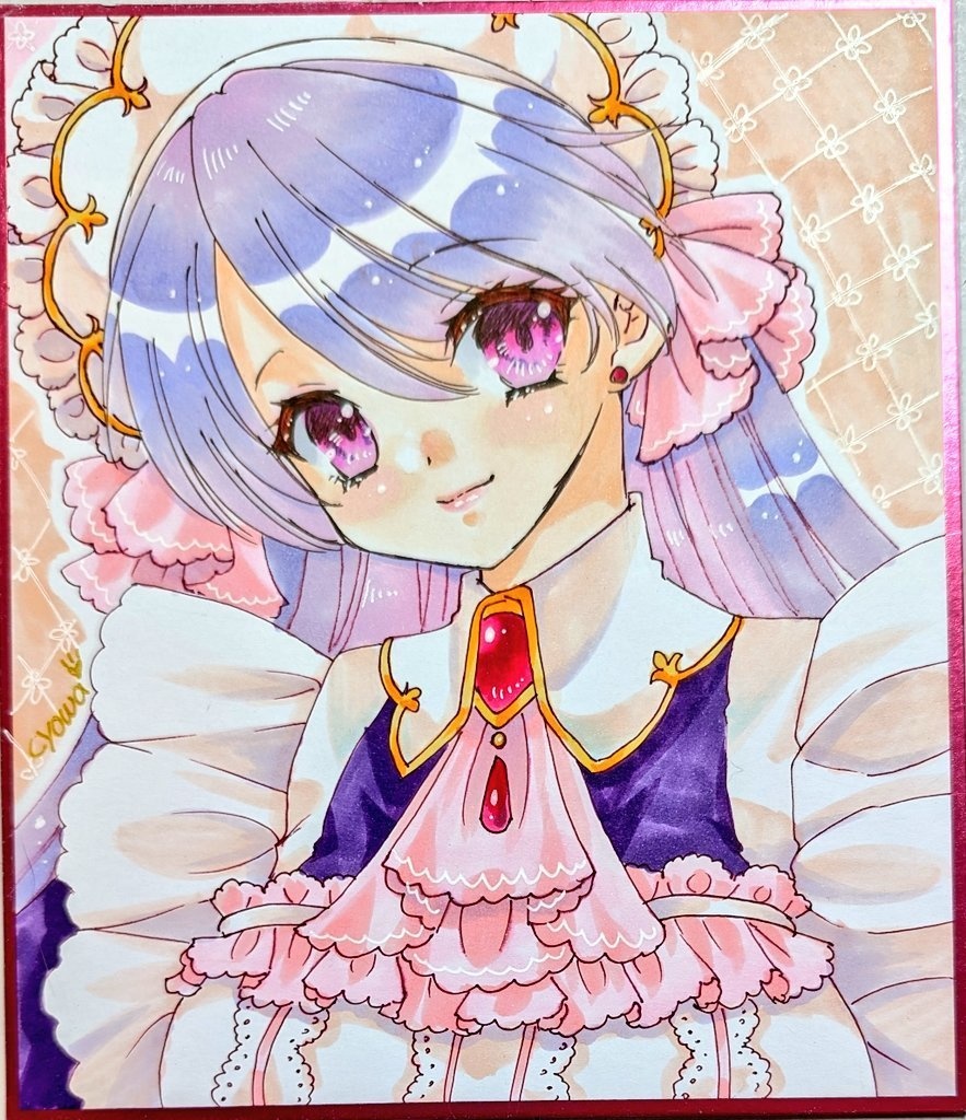 【中サイズ】桃色メイドさん