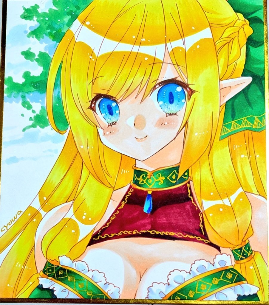 【中サイズ】エルフ少女