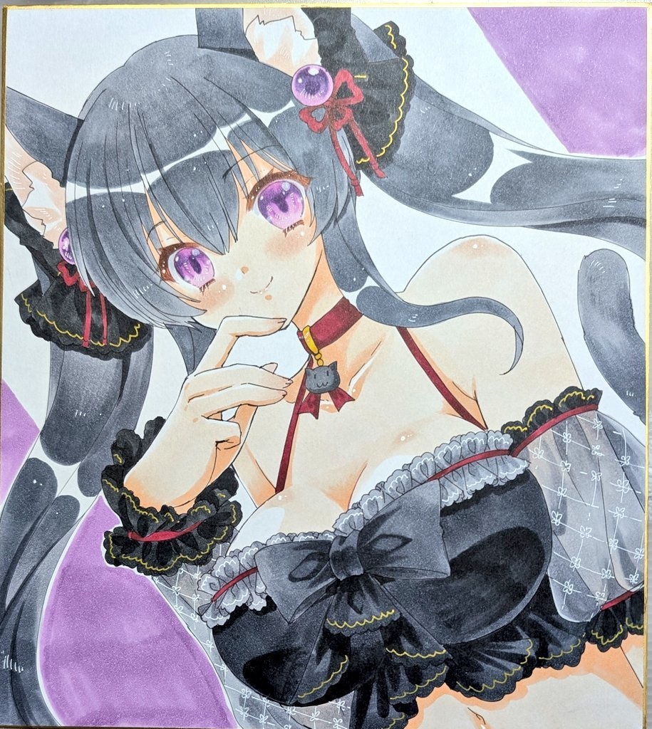 【大サイズ】黒猫さん