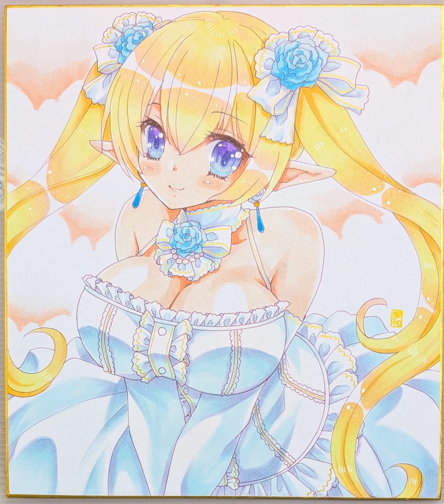 【大サイズ】ツインテエルフさん
