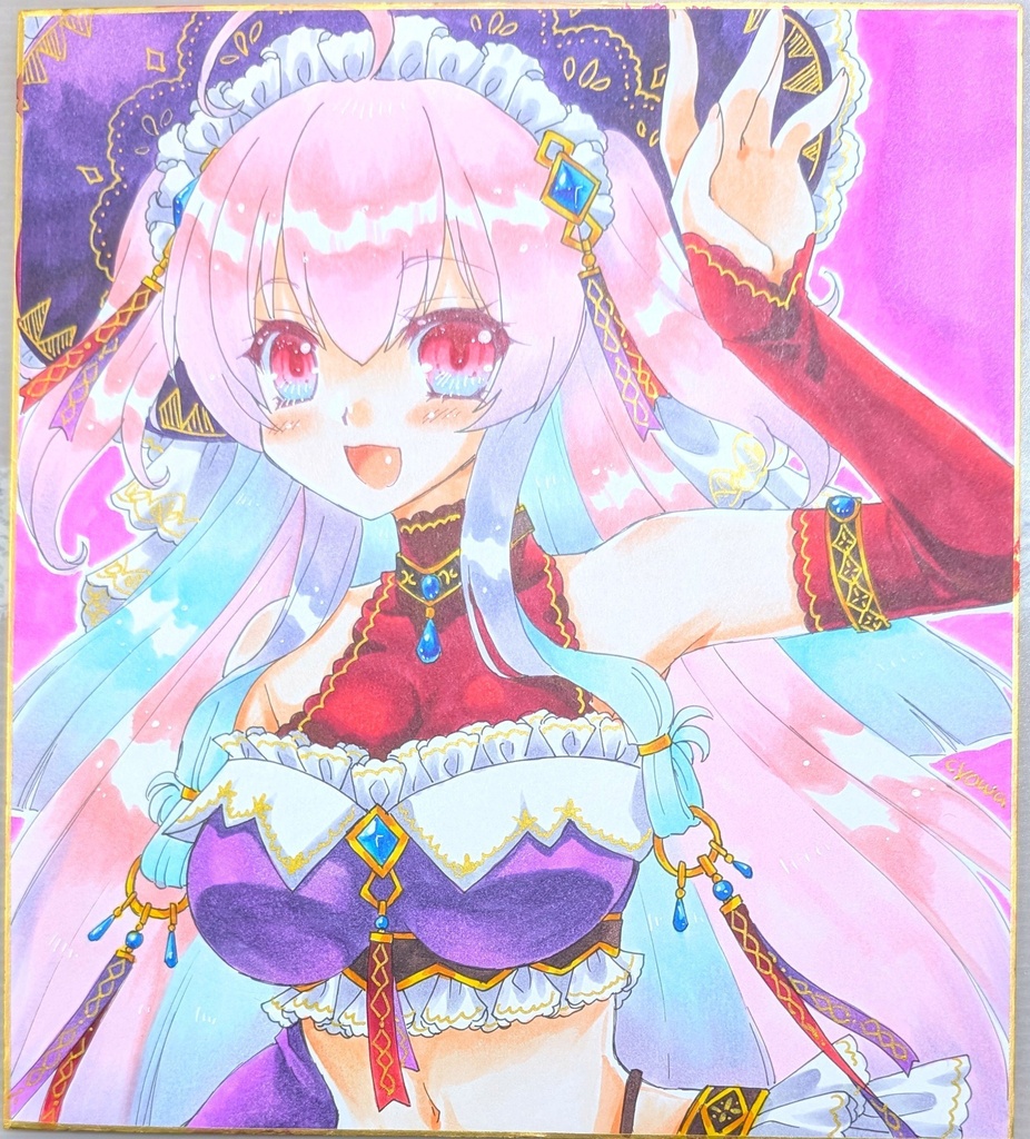 【大サイズ】宝石色魔女さん