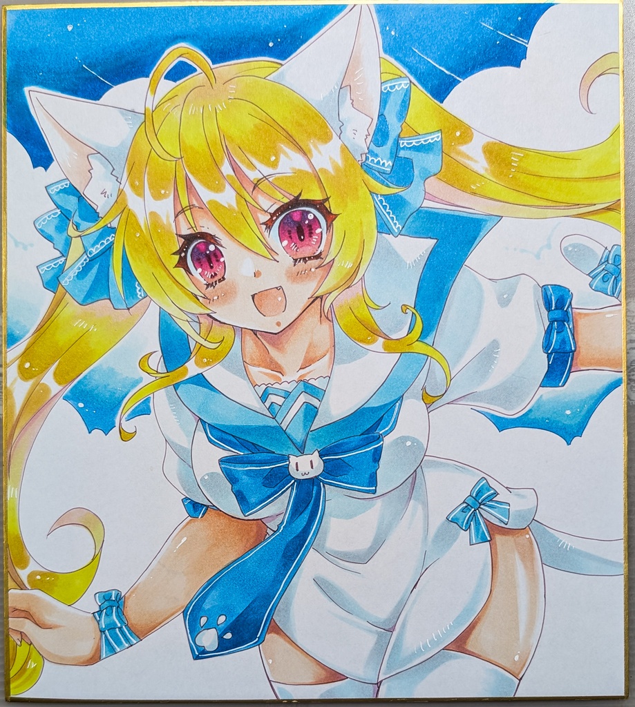 【大サイズ】セーラー服猫さん