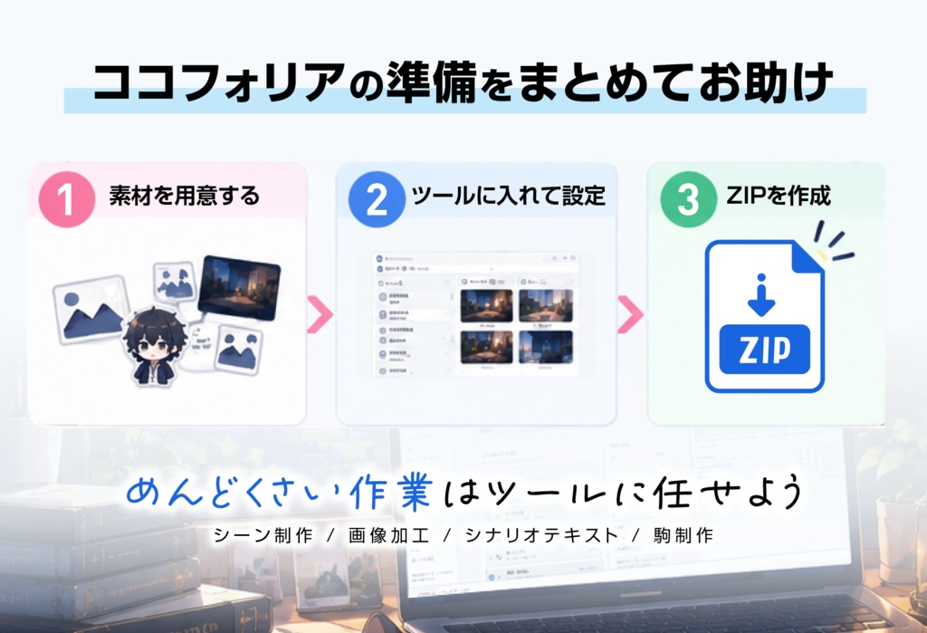 【無料】ココフォリアZIPメーカー|GMの部屋作り・セッション準備支援ツール