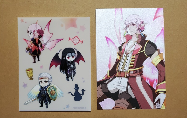 クリアシール+両面ポストカードセット