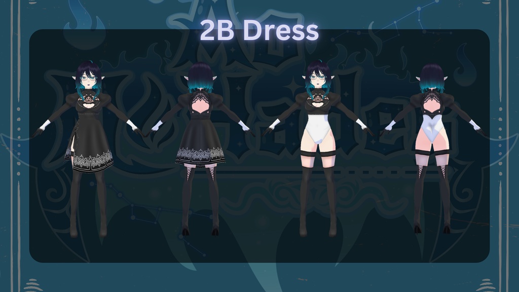 2B NieR Dress - 【VRoid】
