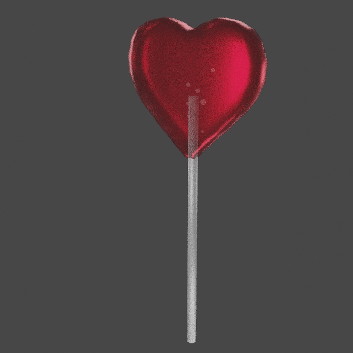 Heart Lollipop