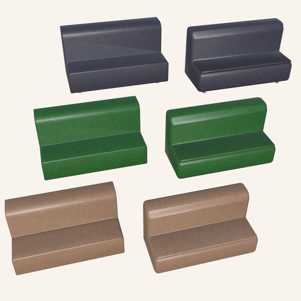 【VRChat想定】家具セット(64点)