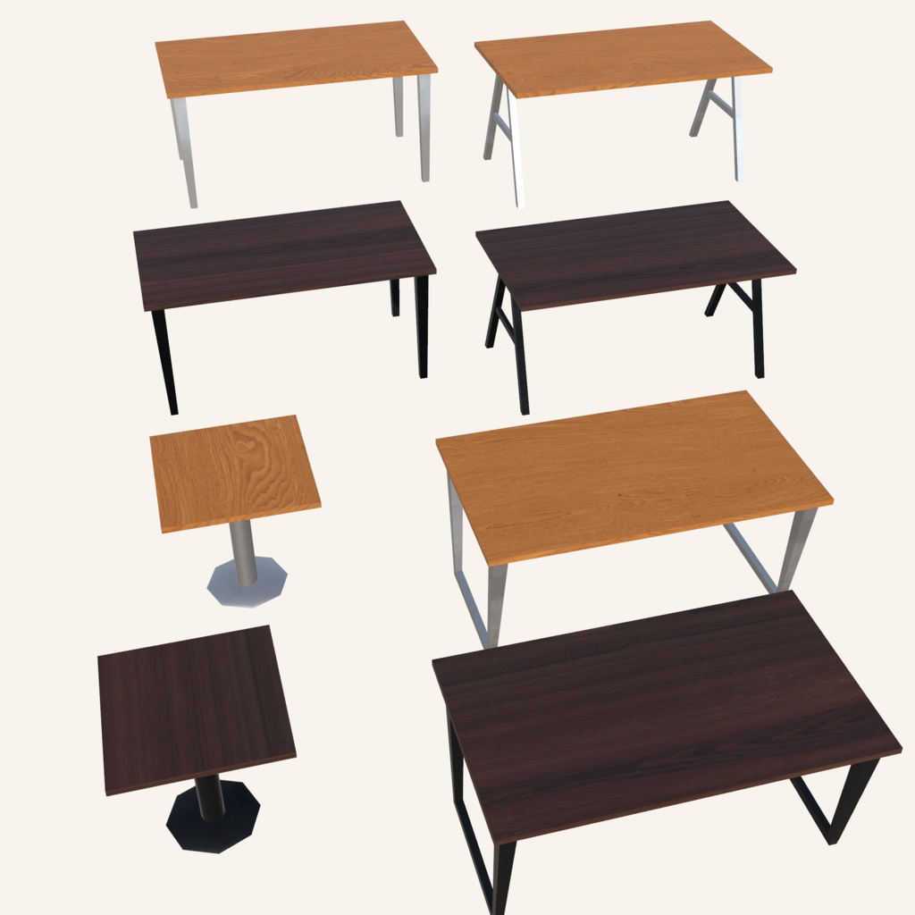 【VRChat想定】カフェシリーズセット(401点)