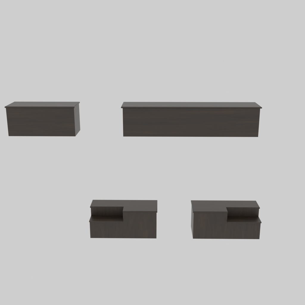 【VRChat想定】カフェシリーズセット(401点)