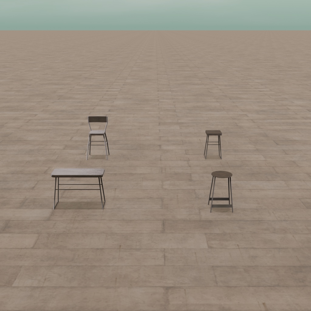 【VRChat想定】カフェシリーズセット(401点)