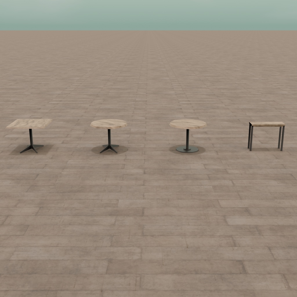 【VRChat想定】カフェシリーズセット(401点)