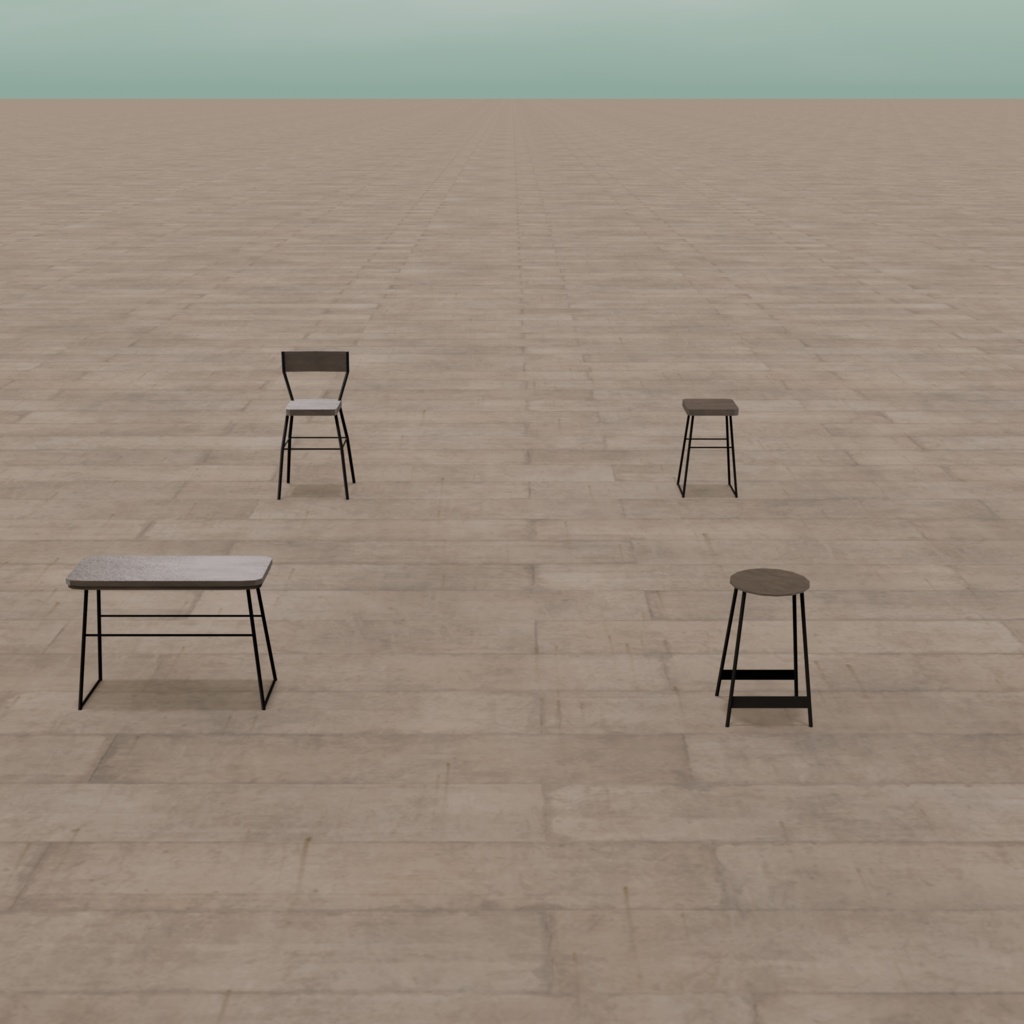 【VRChat想定】カフェシリーズセット(401点)