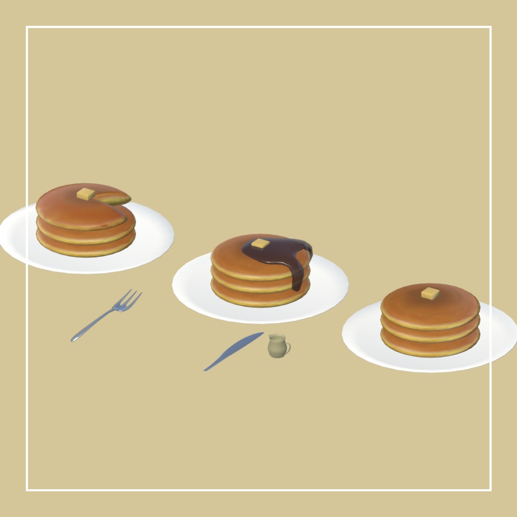 パンケーキセット(6点)