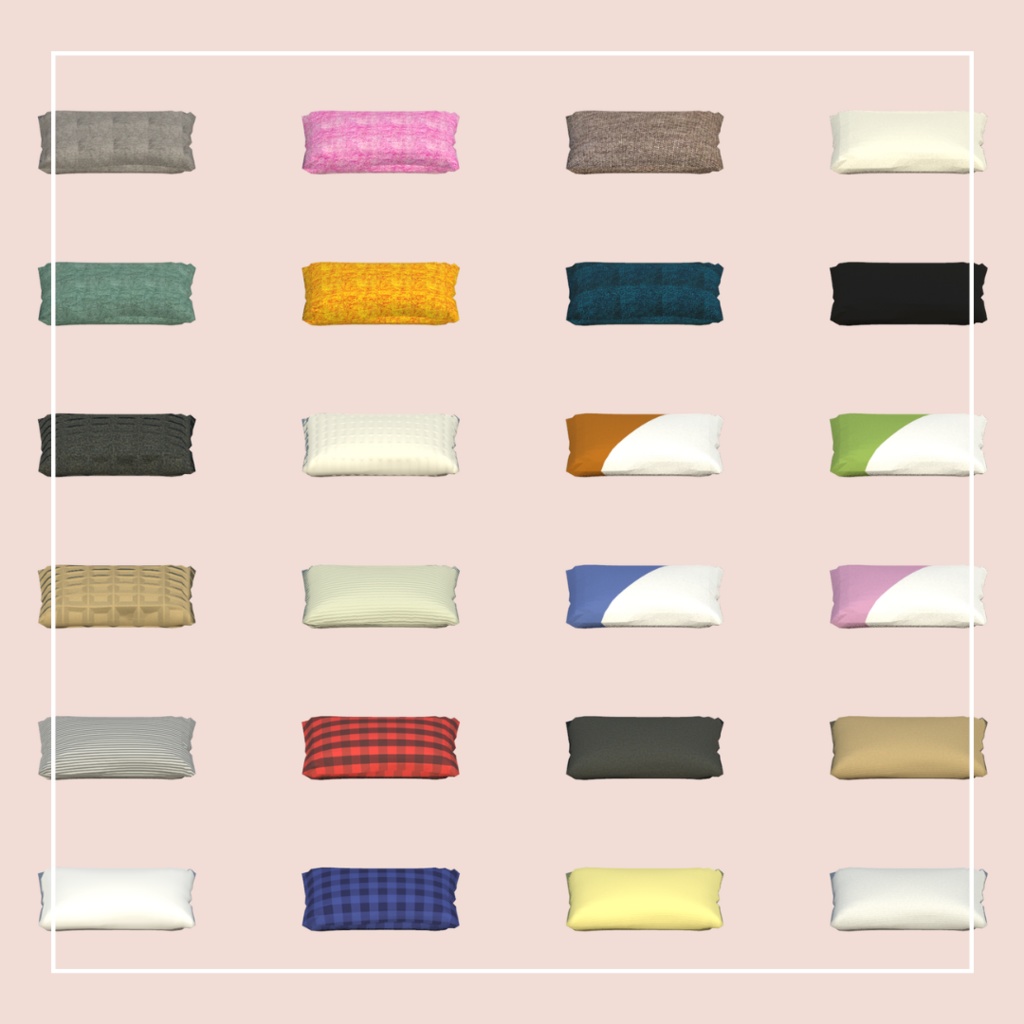 【VRChat想定】Cushion Set(72点)