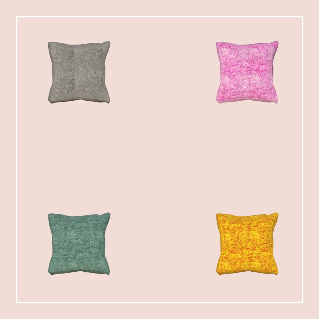 【VRChat想定】Cushion Set(72点)