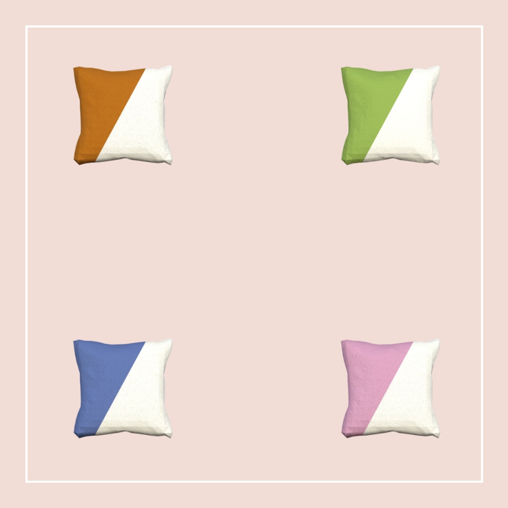 【VRChat想定】Cushion Set(72点)