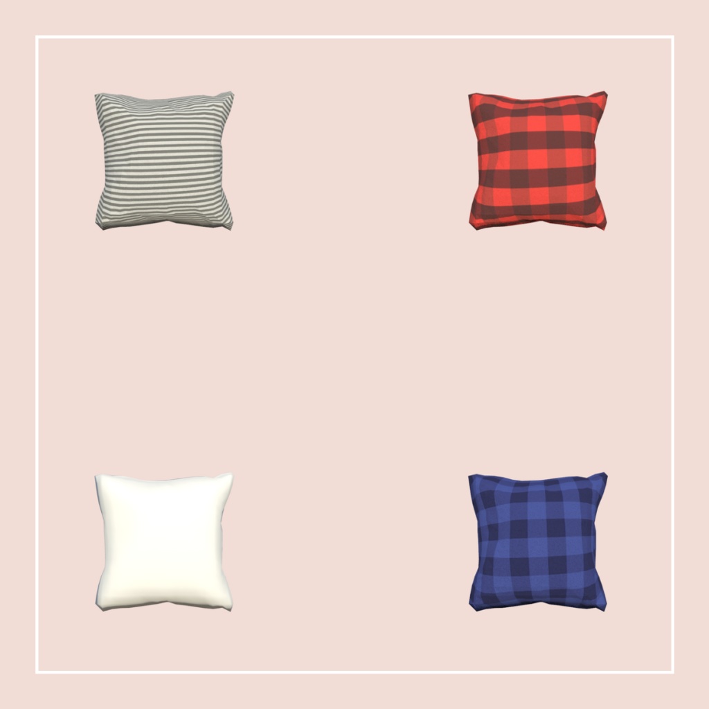 【VRChat想定】Cushion Set(72点)