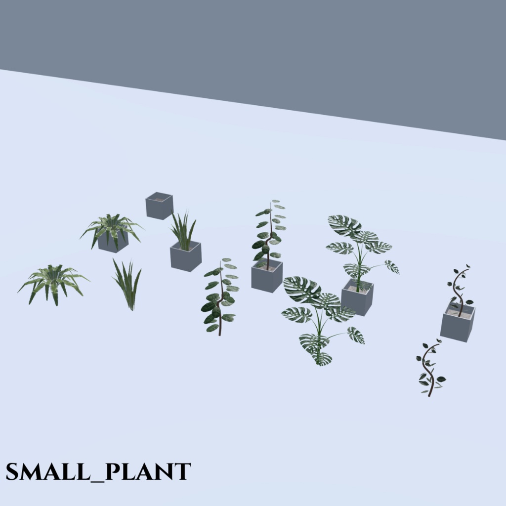 【VRChat想定】観葉植物(146点)