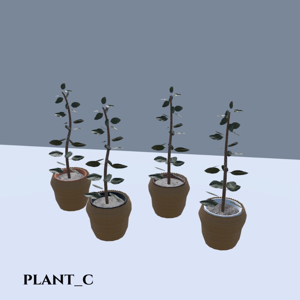 【VRChat想定】観葉植物(146点)