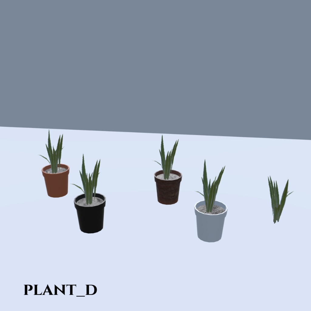 【VRChat想定】観葉植物(146点)
