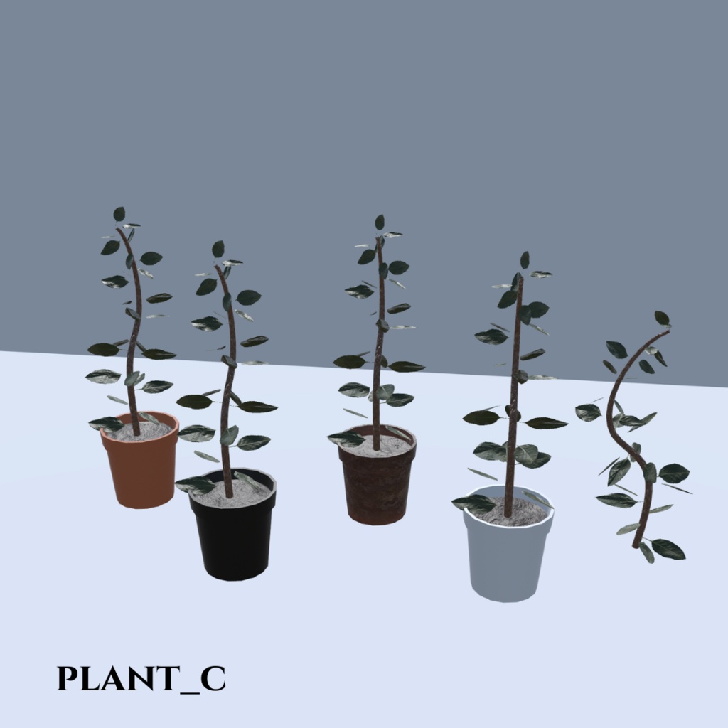 【VRChat想定】観葉植物(146点)