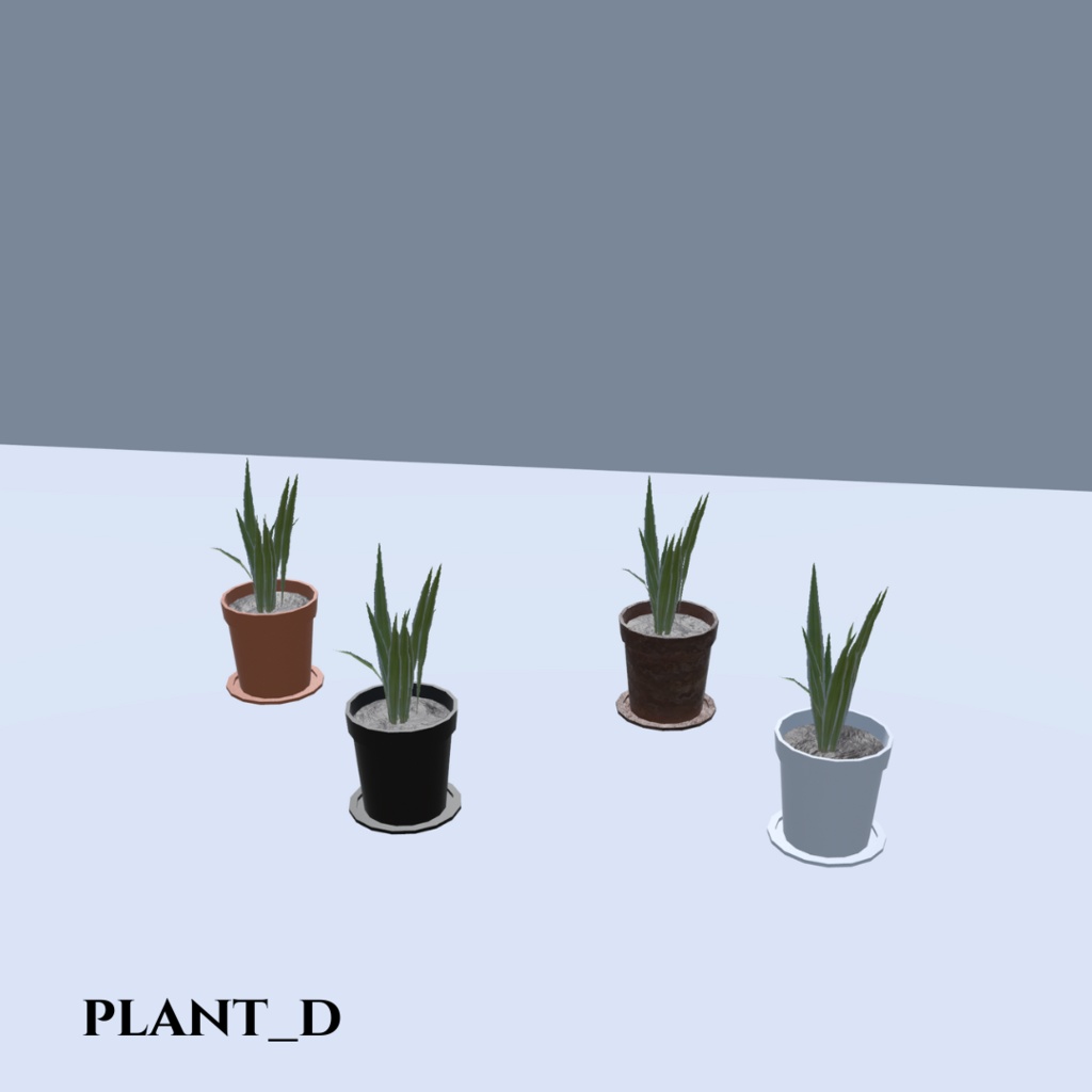 【VRChat想定】観葉植物(146点)