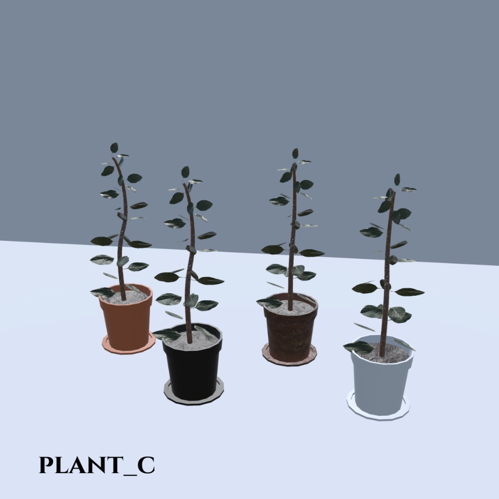 【VRChat想定】観葉植物(146点)