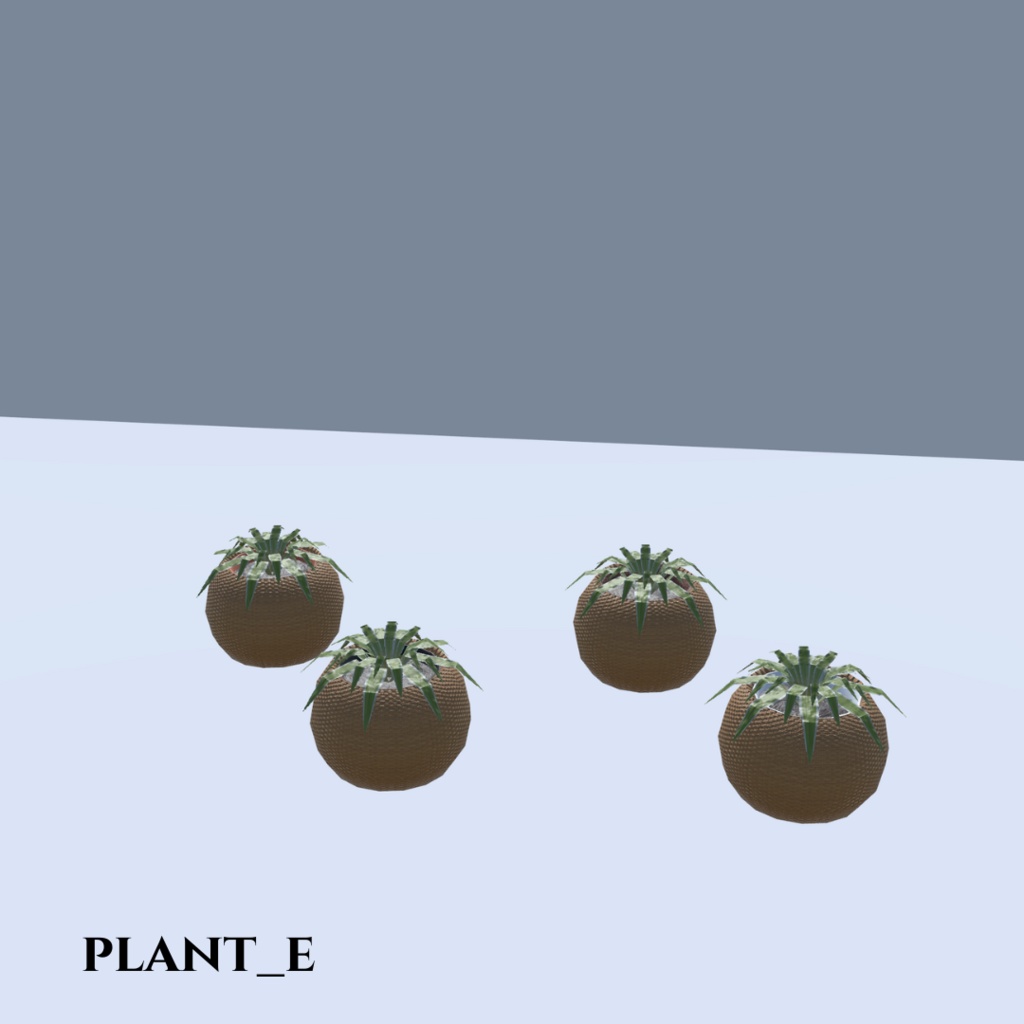 【VRChat想定】観葉植物(146点)